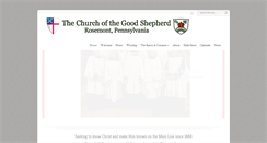 Desktop Screenshot of goodshepherdrosemont.net