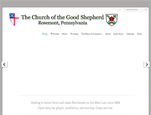 Tablet Screenshot of goodshepherdrosemont.net